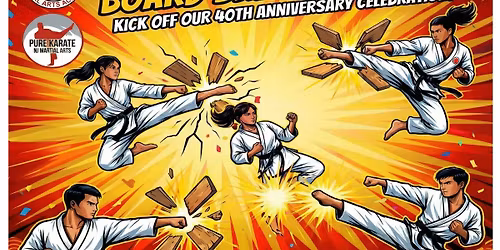 New Year's Goal Setting Board Breaking Event