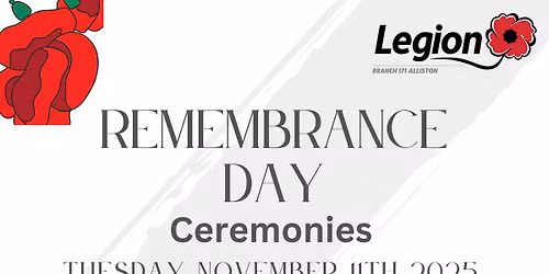 Alliston Remembrance Day Ceremony 