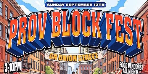 Prov Block Fest on Union St in Downtown Providence