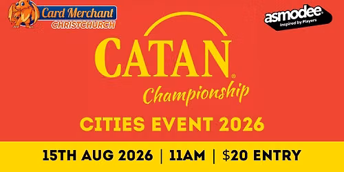 Card Merchant Christchurch - Catan Cities Event 2026