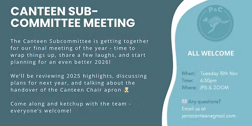 CANTEEN SUB-COMMITTEE MEETING