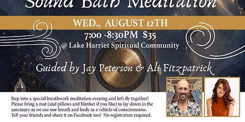 Cosmic Breathwork & Sound Bath Meditation