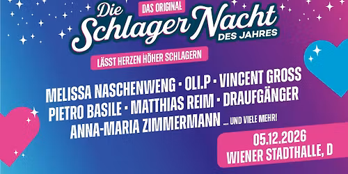 Die Schlagernacht des Jahres - Das Original | Wien