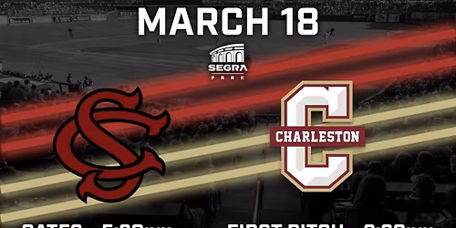 Parking College of Charleston Cougars vs South Carolina Gamecocks Baseball
