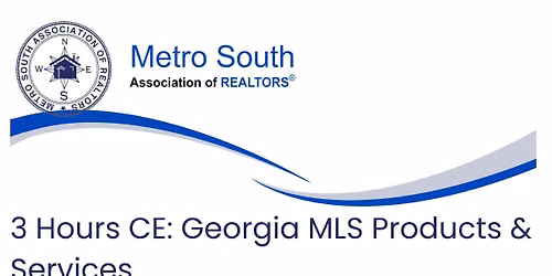 3 Hours CE: Georgia MLS Products & Services