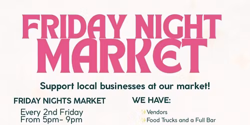 Small Vendor Night at Crazy Train