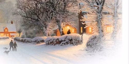 St\u00e4mningsfull julmarknad i Ekeby by