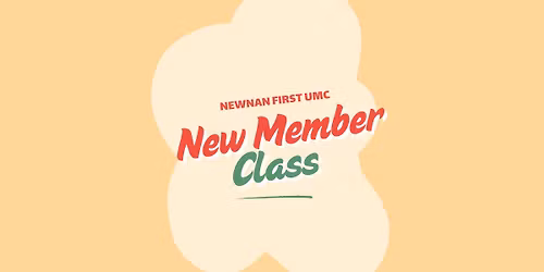 Newnan First UMC New Members Class