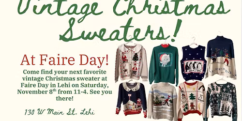 Vintage Christmas Sweater Drop!