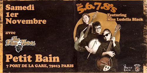 The 5678's + The Fran-Tones en concert \u00e0 Paris
