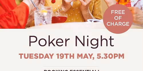 Poker Night at Millfield Rose Care Home