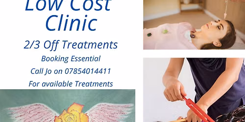 Low Cost Clinic - Various Treatments Available