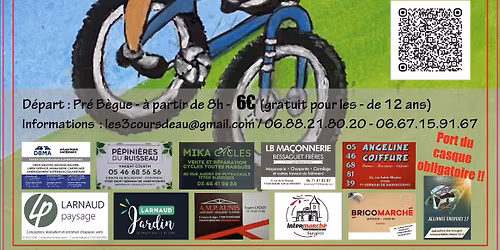 Randonn\u00e9e vtt des trois cours d'eau \u00e0 SAINT GERMAIN DE MARENCENNES 