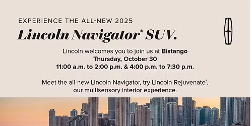 Lincoln Experience at Bistango