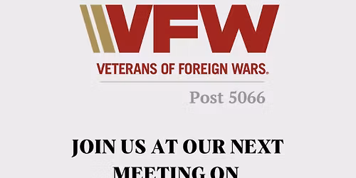 November VFW Membership Meeting 
