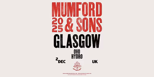 Mumford & Sons at The Ovo Hydro