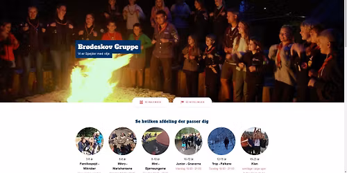 Julestue i spejderhytten