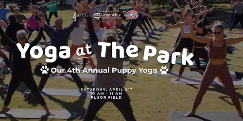 Yoga At The Park (Puppy Yoga at Fluor Field)