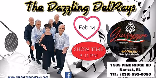 The Dazzling DelRays Valentines Day at Giuseppe and the Lion 2\/14\/26