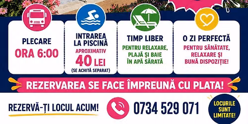 Miercuri Trips La Piscin\u0103 s\u0103rat\u0103 Duet 90 lei