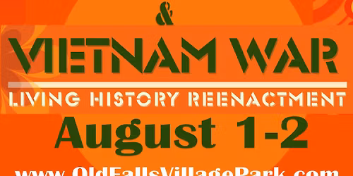 1960s Era and Vietnam War Living History Reenactment at Old Falls Village Park