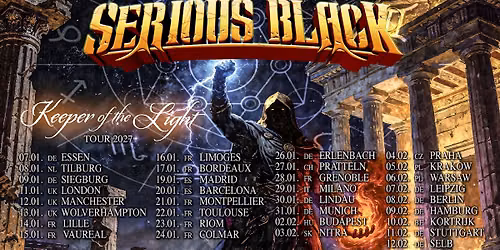 Serious Black - Keeper of the Light Tour 2027