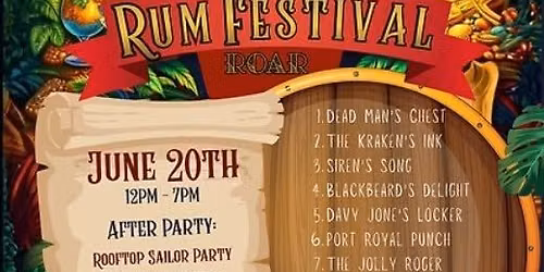 PIRATES OF THE CARIBBEAN RUM FEST | 7\/11\/26 | ROAR WSNC