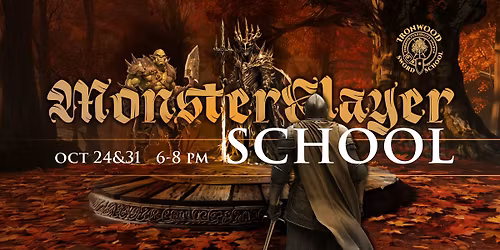 Monsterslayer School \ud83c\udf83 Oct 31