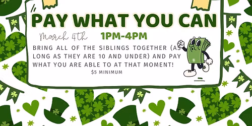 Pay What You Can Day - March