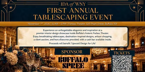 IDA First Annual Tablescaping Event, Sponsored by Buffalo Spree