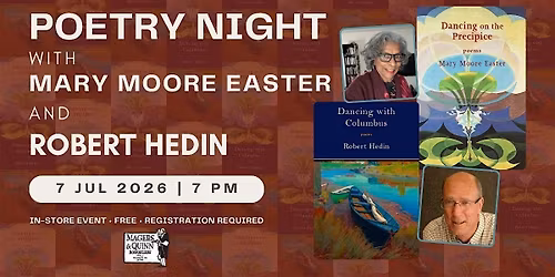 Poetry Night with Mary Moore Easter & Robert Hedin