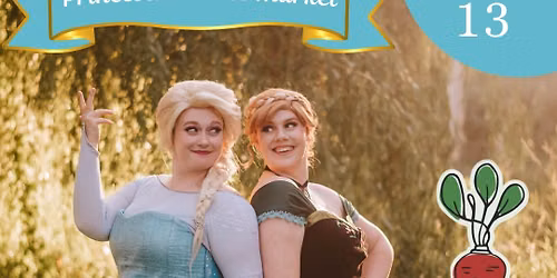 Princesses at the Farmers Market! 