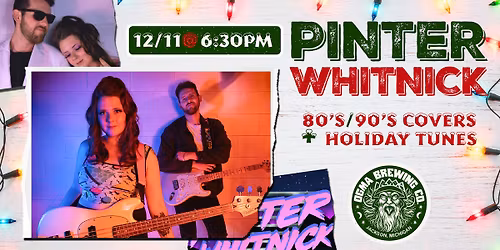 Pinter Whitnick Live at Ogma \ud83c\udf84\ud83c\udfb6\ud83c\udf7b