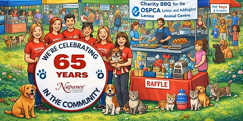 Napanee Veterinary Hospital Vendor Market & 65th Anniversary Celebration