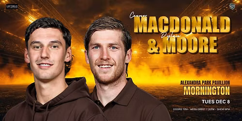 Connor Macdonald & Dylan Moore LIVE in Mornington!