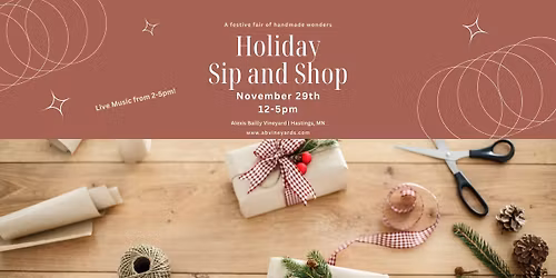 Holiday Sip and Shop