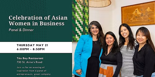 Celebration of Asian Women in Business\u2014Dinner & Panel