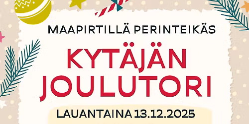 Kyt\u00e4j\u00e4n Joulutori \u2728\ufe0f