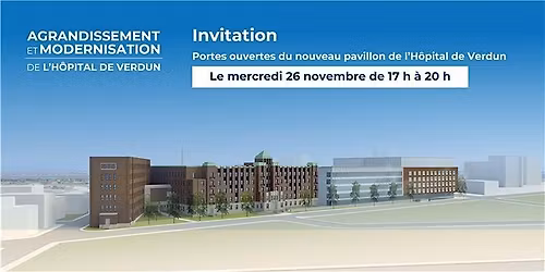 Portes ouvertes du nouveau pavillon de l'H\u00f4pital de Verdun
