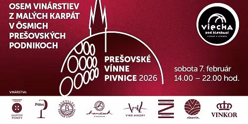 Pre\u0161ovsk\u00e9 v\u00ednne pivnice 2026