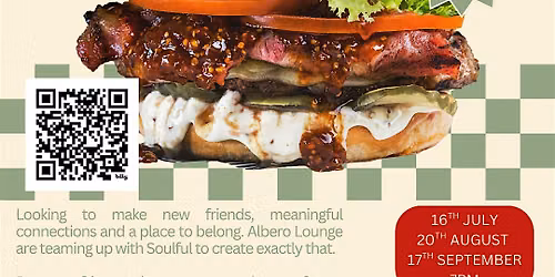 Alber-Alright Burger Night|Community Dinner|7pm