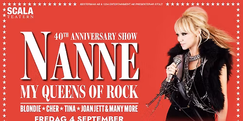 NANNE - MY QUEENS OF ROCK - SCALATEATERN KARLSTAD
