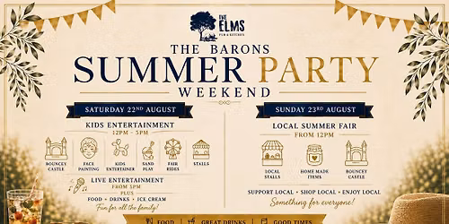 The Barons Summer Party Weekend