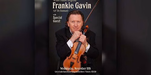 Irish Fiddle Legend FRANKIE GAVIN (of De Dannan)