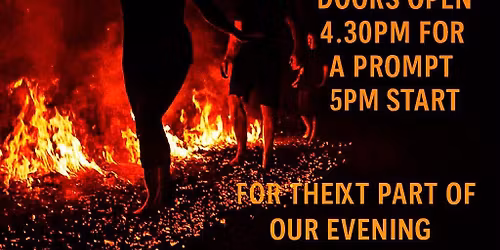 \ud83d\udd25 \u2728 Halloween psychic supper & firewalk \u2728\ud83d\udd25