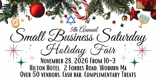 5th Annual Small Business Saturday Holiday Fair