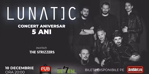 LUNATIC - 5 ANI | Concert aniversar @ The Pub Universit\u0103\u021bii