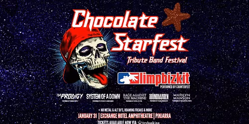 \ud83c\udf2dCHOCOLATE STARFEST | Outdoor Tribute Festival - Pinjarra Amphitheatre
