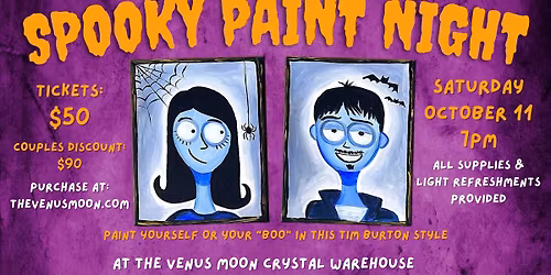 Spooky Paint Night at Venus Moon
