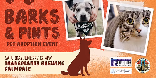 BARKS & PINTS PET ADOPTION EVENT